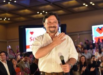 GUSTAVO SAENZ CERRÓ SU CAMPAÑA A GOBERNADOR