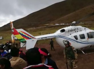 Evo Morales habló sobre el incidente del helicóptero