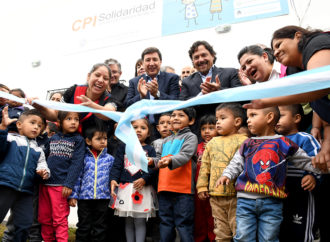 Sáenz: «Habilitamos el Centro de Primera Infancia de Solidaridad donde más de 80 chicos podrán formarse para tener un futuro mejor»