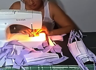 Desarrollo Social confecciona barbijos