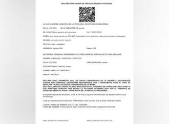 Desde el lunes habrá un nuevo y único permiso de circulación emitido por el Gobierno de la Provincia