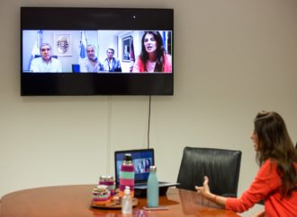 Bettina Romero mantuvo una videoconferencia con el intendente de San Miguel de Tucumán