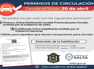 Extensión de habilitación para circular