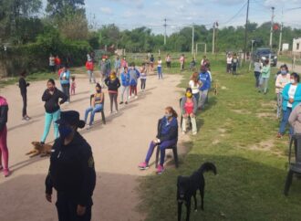 Asistencia alimentaria en El Galpón