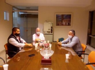 Sergio Chiban recibió a autoridades del Municipio