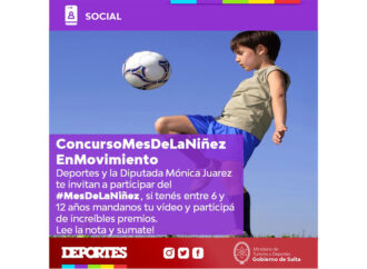 Deportes lanza el concurso virtual Mes de la Niñez en Movimiento