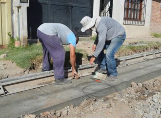 Intenso trabajo de mejoramiento en barrio La Fama