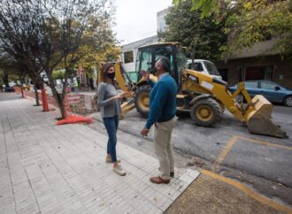 Obras en el centro de la ciudad