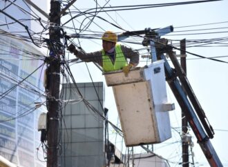 Se retiraron más de 12 mil metros de cables en desuso en la ciudad