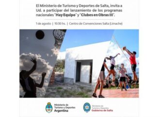 Mañana presentan los programas Clubes en Obras III y Hay Equipo