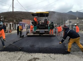 La Municipalidad realiza la repavimentación de la avenida Ángel Vargas en San Ignacio