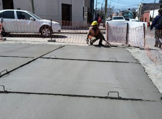 Se colocó nuevo hormigón en la calle Gorriti al 1.000