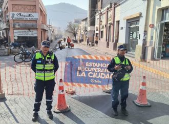Ejecutaron arreglos rápidos de calzada en el pasaje Zorrilla