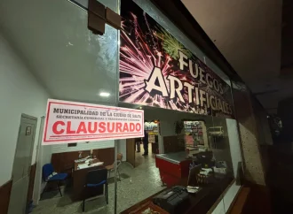 La Municipalidad clausuró un importante local por venta de pirotecnia sonora