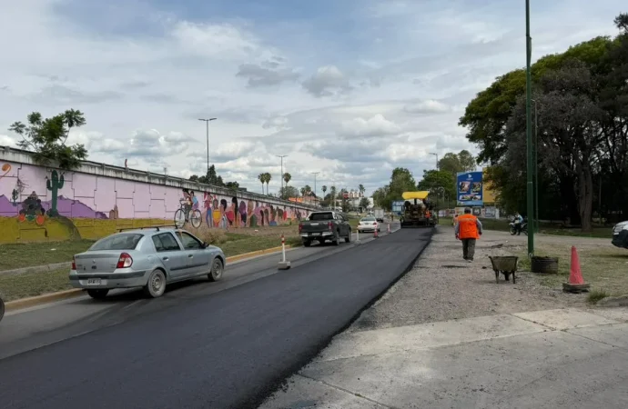 Plan Vial Zona Sur: comenzó la repavimentación de la rotonda de Limache