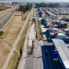Plan Vial Zona Norte: inició el hormigonado en la colectora de avda. Bolivia