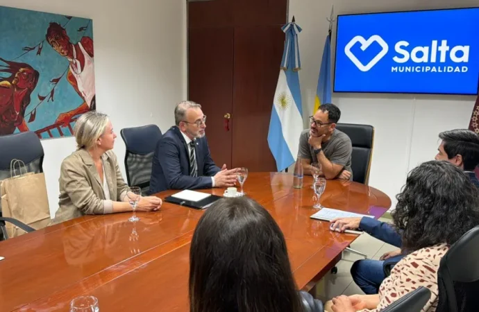Emiliano Durand recibió al embajador de Ucrania y fue declarado Huésped de Honor
