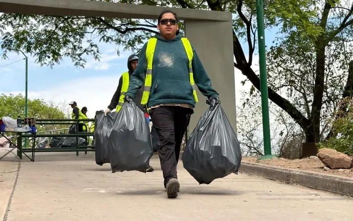 Se realizó una nueva limpieza en el cerro San Bernardo